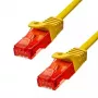 Ethernet kabelis ProXtend CAT6 RJ-45 U/UTP 20CM geltonas