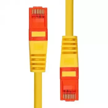 Ethernet kabelis ProXtend CAT6 RJ-45 U/UTP 30 cm geltonas
