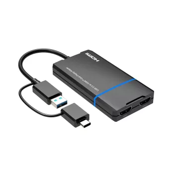 MicroConnect USB 3.1 Type-C į HDMI adapteris MC-USB3.1CHDMIX2-2IN1
