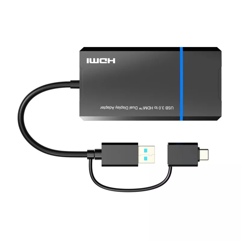 MicroConnect USB 3.1 Type-C į HDMI adapteris MC-USB3.1CHDMIX2-2IN1
