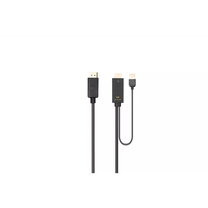 Microconnect HDMI-DP-CON3 adapteris HDMI į DisplayPort 3 m juodas