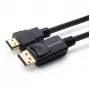 Mikroconnect MC-DP-HDMI-500 vaizdo kabelio adapteris 5 m DisplayPort – HDMI, juodas
