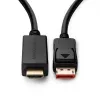 Microconnect MC-DP-HDMI-2004K vaizdo kabelio adapteris 2 m DisplayPort juodas