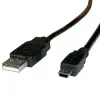 USB 2.0 laidas ROLINE A – 5 kontaktų Mini M/M 3,0 m