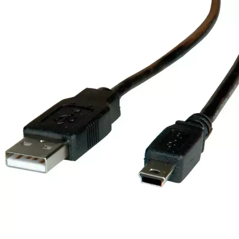 USB 2.0 laidas ROLINE A – 5 kontaktų Mini M/M 3,0 m
