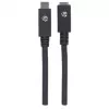 USB-C ilginimo laidas Manhattan 50 cm (vyriškas–moteriškas)