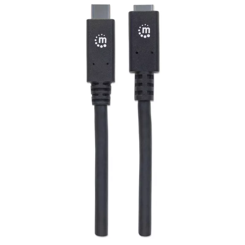 USB-C ilginimo laidas Manhattan 50 cm (vyriškas–moteriškas)
