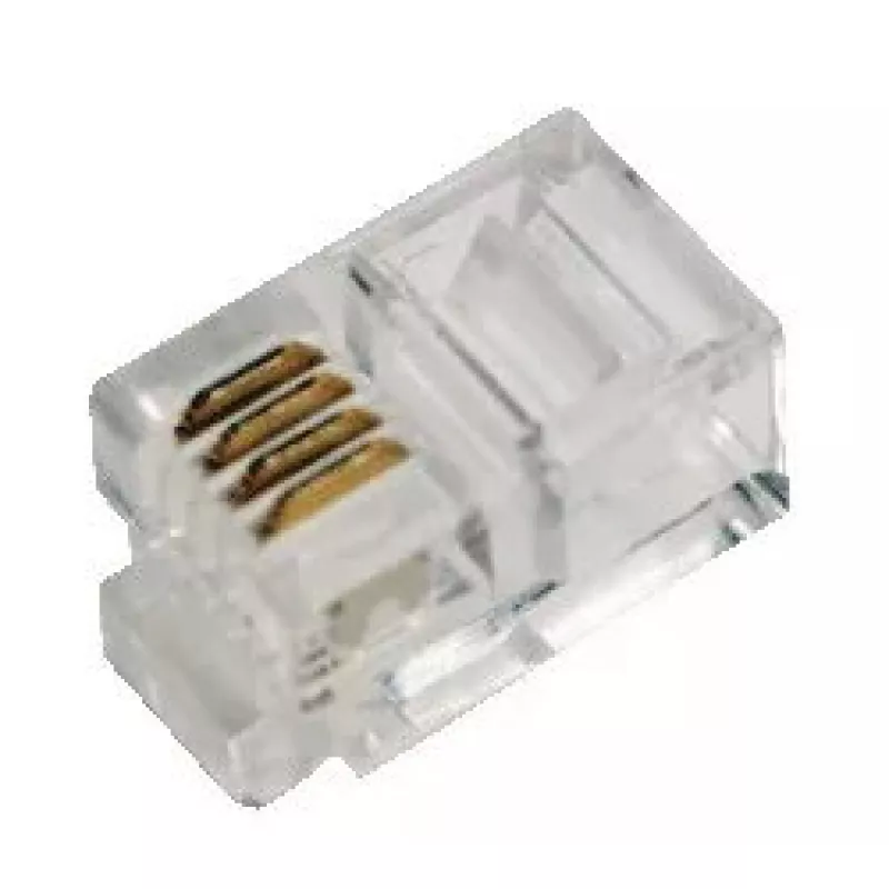 RJ10 jungtis LogiLink MP0017 skaidri