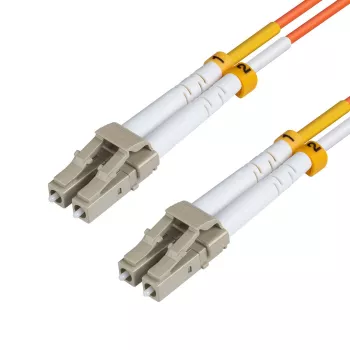 Microconnect FIB440005 5 m OM1 daugiamodis šviesolaidinis kabelis LC–LC oranžinis
