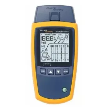Kabelių testeris Fluke MicroScanner² mėlynas/geltonas