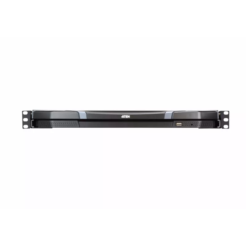 ATEN CL3800NW stovo konsolė 47 cm (18,5 colio) 1920 x 1080 pikselių Metalas, Plastikas Juoda 1U