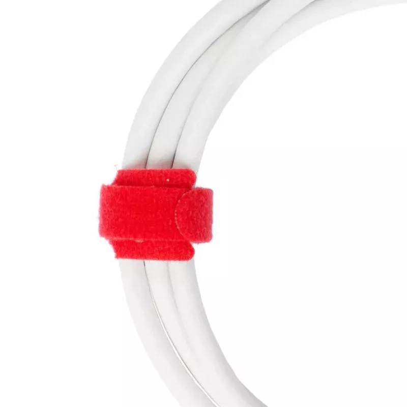 Lanview LVT-CABLESTRAPS1512-10MULTI daugkartiniai kabelių raiščiai, lipnūs, 10 vnt., įvairiaspalviai