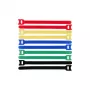 Lanview LVT-CABLESTRAPS2012-10MULTI kabelio raištis su užsegimu, polipropilenas, įvairiaspalvis, 10 vnt.