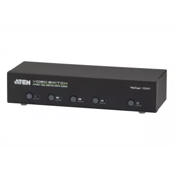 ATEN AT-VS0401 VGA jungiklis 4 prievadams su garsu