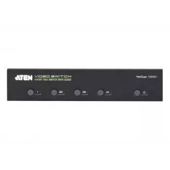 ATEN AT-VS0401 VGA jungiklis 4 prievadams su garsu
