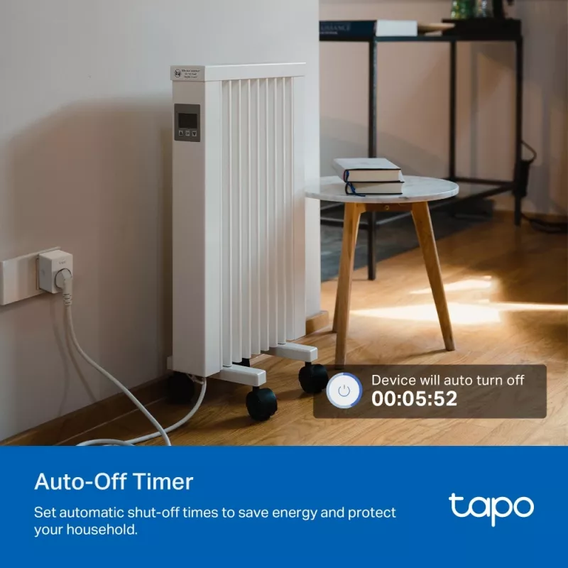 TP-Link Tapo Mini P110 išmanusis kištukinis lizdas su energijos stebėjimu