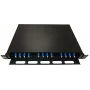 Lanview LVO-101015 šviesolaidinė stumdoma panelė ODF, 1U, 24 šerdys, LC, SM OS2