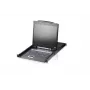 KVM jungiklis ATEN CL1308N, 1U, 19 colių LED ekranas, PS/2, USB, VGA