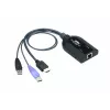 ATEN KA7188 KVM adapterio laidas su HDMI, garsu ir išmaniosios kortelės palaikymu