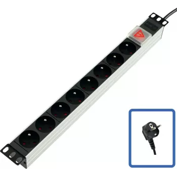 Lanview TUPS031 maitinimo paskirstymo blokas juodas 4000W 510mm