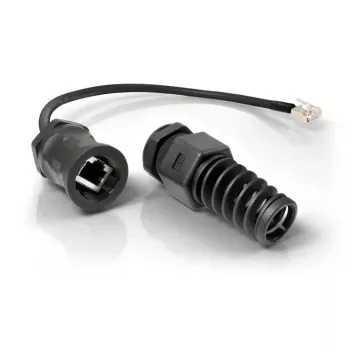 Tinklo kabelis QuWireless QRJ45 RJ-45 0,16 m Juodas