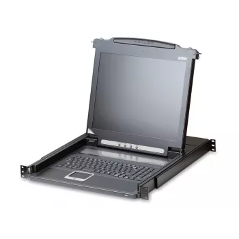 ATEN CL1000M konsolė su 43,2 cm (17 colių) LCD ekranu, juoda, 1U