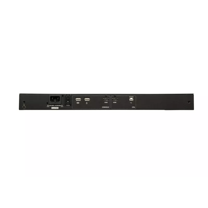 ATEN CL3700NW konsolė su 47 cm (18,5 inch) ekranu, 1920 x 1080 pikselių, metalas/plastikas, juoda, 1U