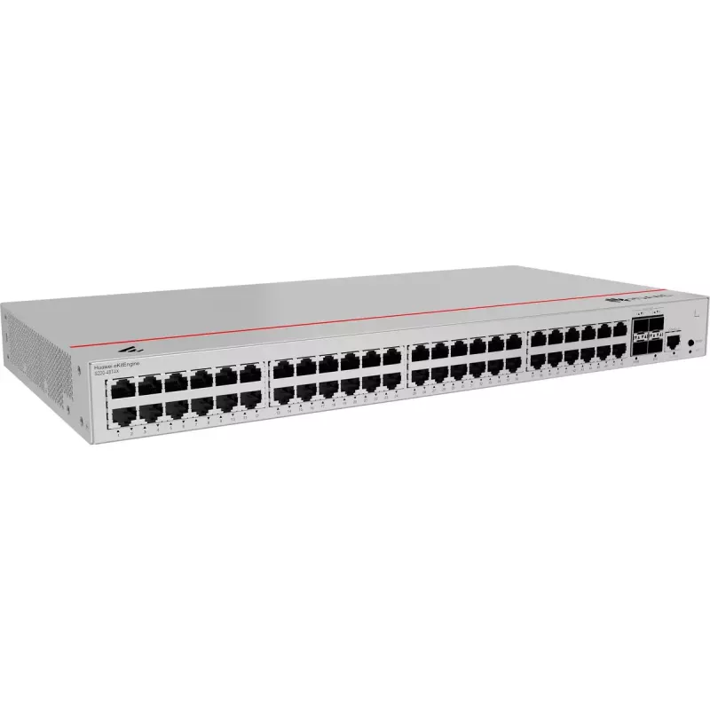 Valdomas L2 jungiklis Huawei S220-48T4X 48 prievadų Gigabit Ethernet 4x SFP+ 1U pilkas