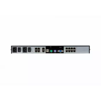 ATEN KN1108VA KVM per IP jungiklis, 8 prievadai, 2 magistralės, CAT5e/6, LUC, garsas ir virtuali laikmena