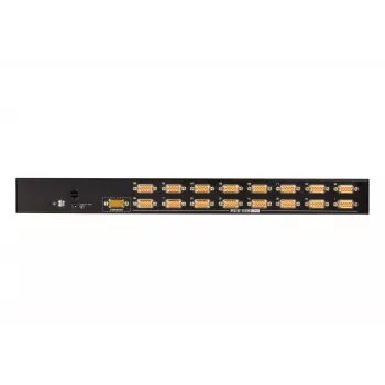 ATEN CS1316 16 prievadų USB / PS/2 VGA KVM jungiklis, 2048 x 1536, QXGA, montavimui į stelažą, 6,5 W, 1U, juodas