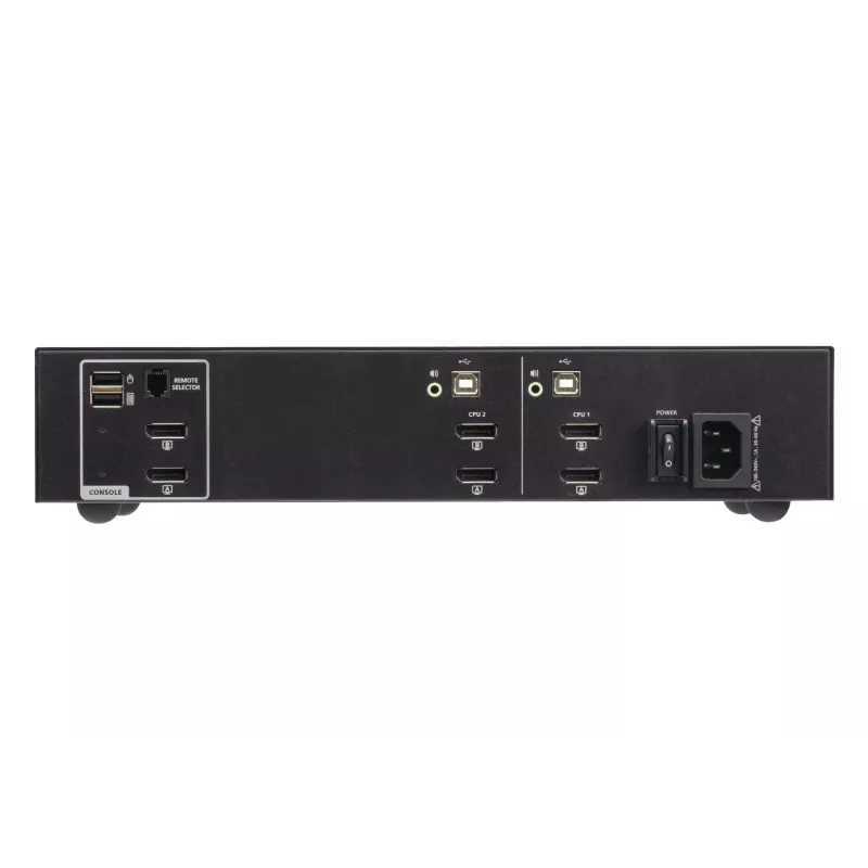 ATEN CS1142DP4 2 prievadų USB DisplayPort dviejų monitorių saugus KVM jungiklis (PSD PP v4.0)