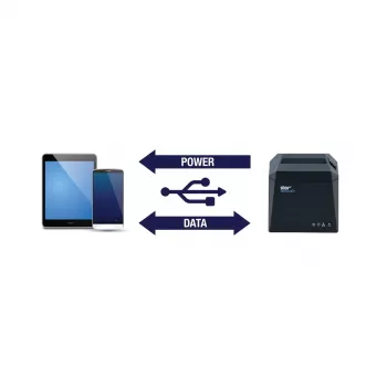 POS spausdintuvas Star Micronics TSP143IV UEWB GY terminis 250 mm/s laidinis belaidis