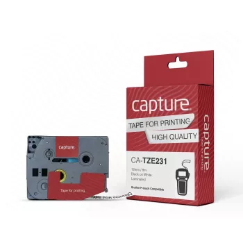 Juostelė etikečių spausdinimui Capture CA-TZE231 40 g 74 mm x 111 mm
