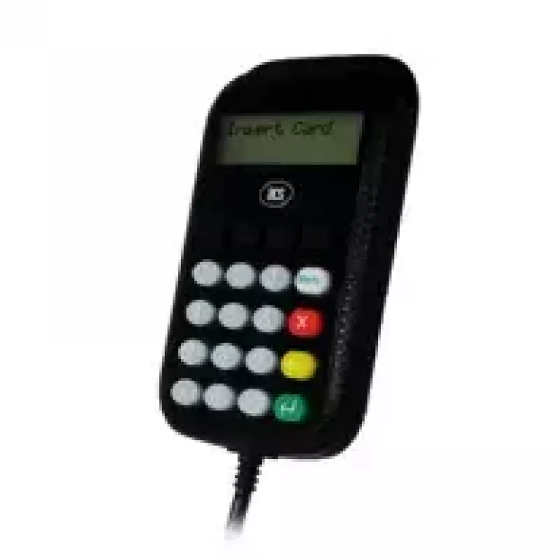 SMS kortelių skaitytuvas su klaviatūra ir LCD ekranu ACS APG8201-B2