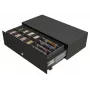 apg Solutions Micro – A pinigų stalčius, plieninis, juodas, 24 V, 453 mm, 224 mm, 130 mm