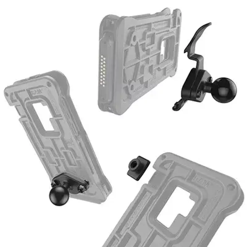 Apsauginis dėklas RAM Mounts IntelliSkin HD, Samsung Galaxy S9, juodas