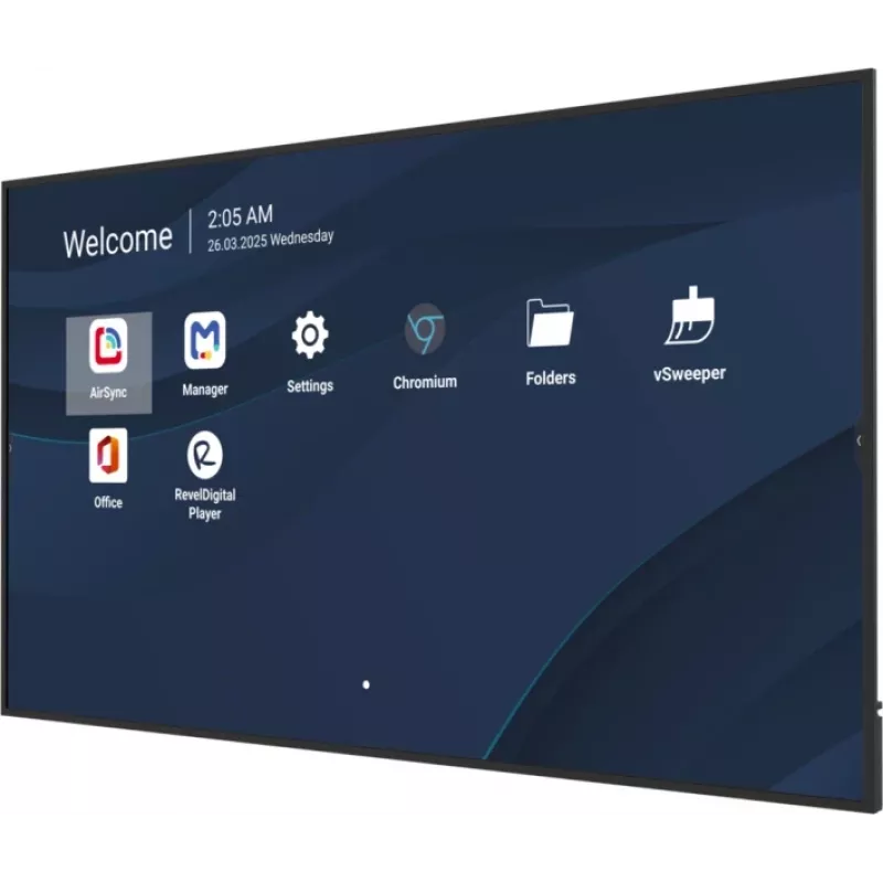 ViewSonic 86 colių 4K profesionalus komercinis ekranas su ProAV integracija