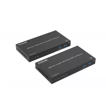 KVM prailgintuvas Vivolink VLUSBCEXT2X2 USB 2.0, 1920x1200, 150 m