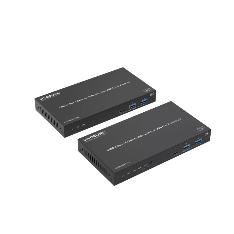 KVM prailgintuvas Vivolink VLUSBCEXT2X2 USB 2.0, 1920x1200, 150 m