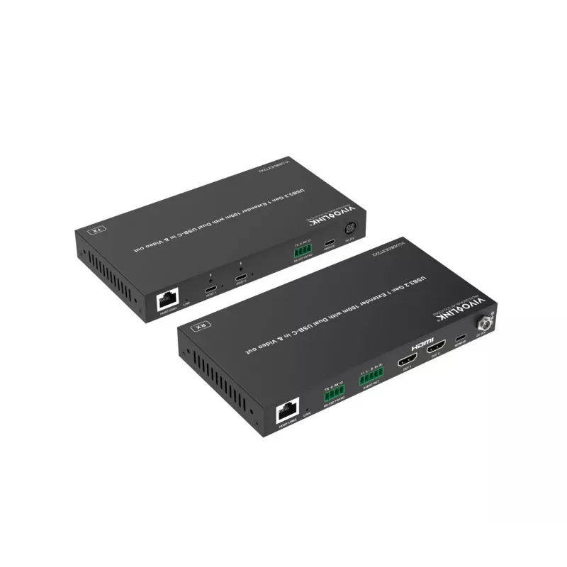 KVM prailgintuvas Vivolink VLUSBCEXT2X2 USB 2.0, 1920x1200, 150 m