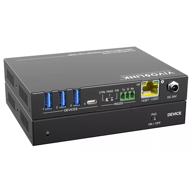 KVM prailgintuvas Vivolink VLUSB3EXT100D USB 3.0 100 m