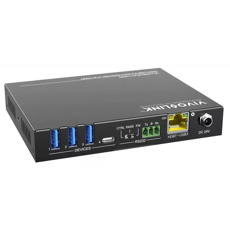 KVM prailgintuvas Vivolink VLUSB3EXT100D USB 3.0 100 m