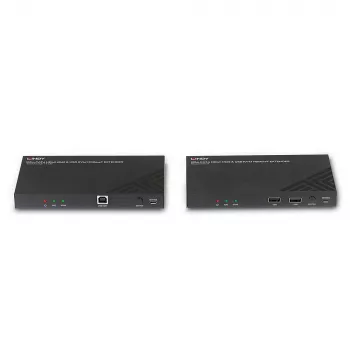 Lindy 100m Cat.6 HDMI 4K60, garso, IR ir RS-232 HDBaseT KVM prailgintuvas