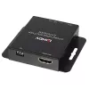 Siųstuvas ir imtuvas Lindy 70 m Cat.6 4 prievadų HDMI 4K30 IR skirstytuvas su kilpiniu išėjimu