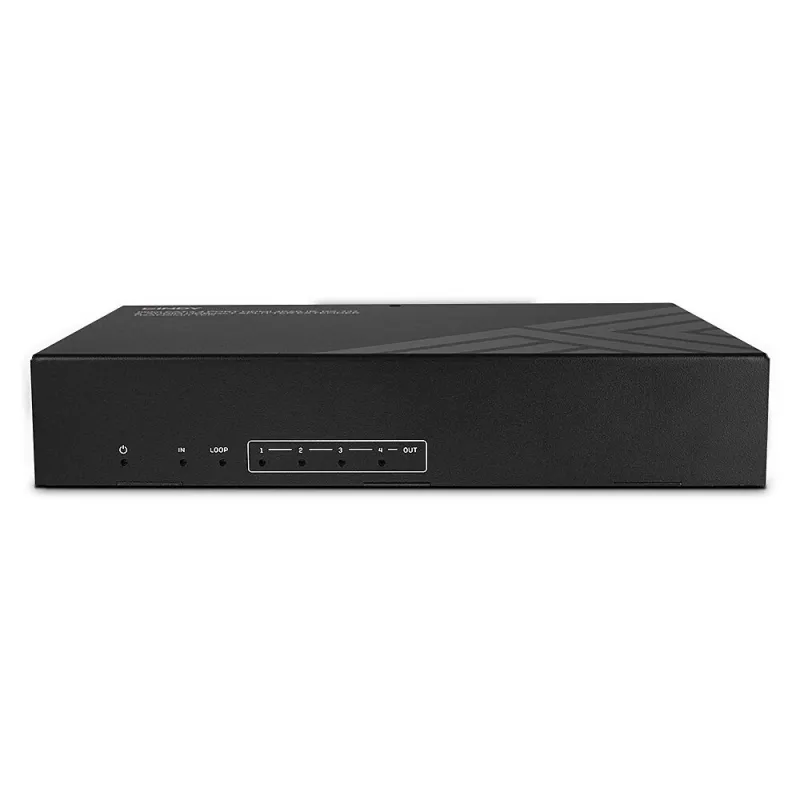 Lindy 100 m Cat.6 4 prievadų HDMI 4K60 HDBT skirstytuvas ir prailgintuvas