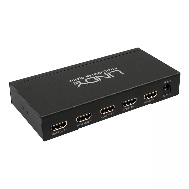 HDMI skirstytuvas Lindy 4 prievadų 10.2G