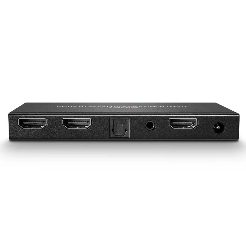 HDMI skirstytuvas Lindy 2 prievadų HDMI 18G su garsu ir mažinimu
