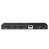 Lindy 4 prievadų HDMI 8K60 jungiklis su eARC, HDMI, USB A, USB C