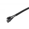 Vivolink VLSC3825000B kabelių organizatorius – pintas kabelių gaubtas, juodas, 1 vnt.