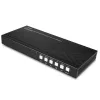 AV siųstuvas Lindy 5 prievadų sklandus pristatymo jungiklis HDBaseT plėstuvas 3840 x 2160 pikselių